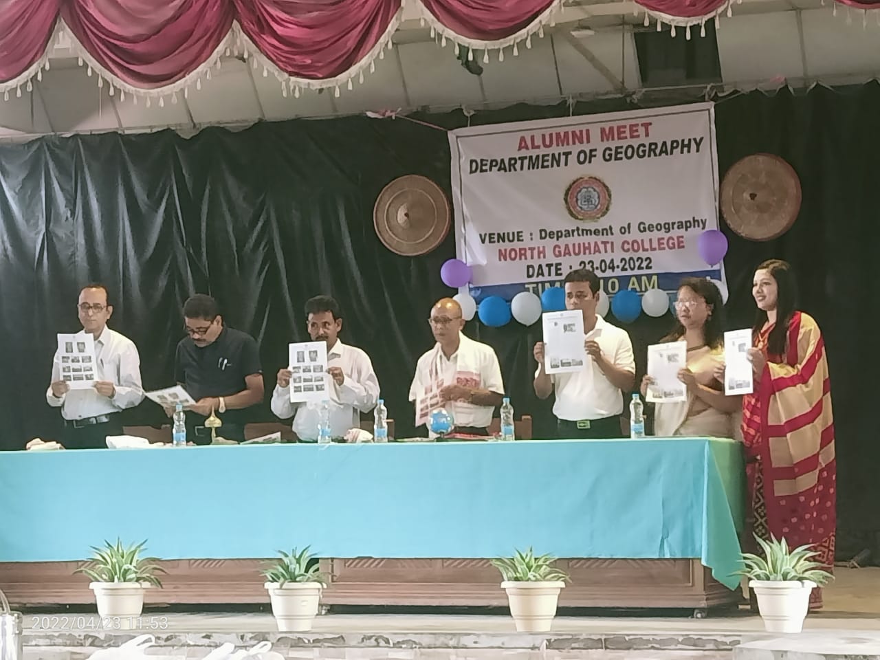"Alumni Meet" organised by the Department of Geography, North Gauhati College on 23rd April, 2022