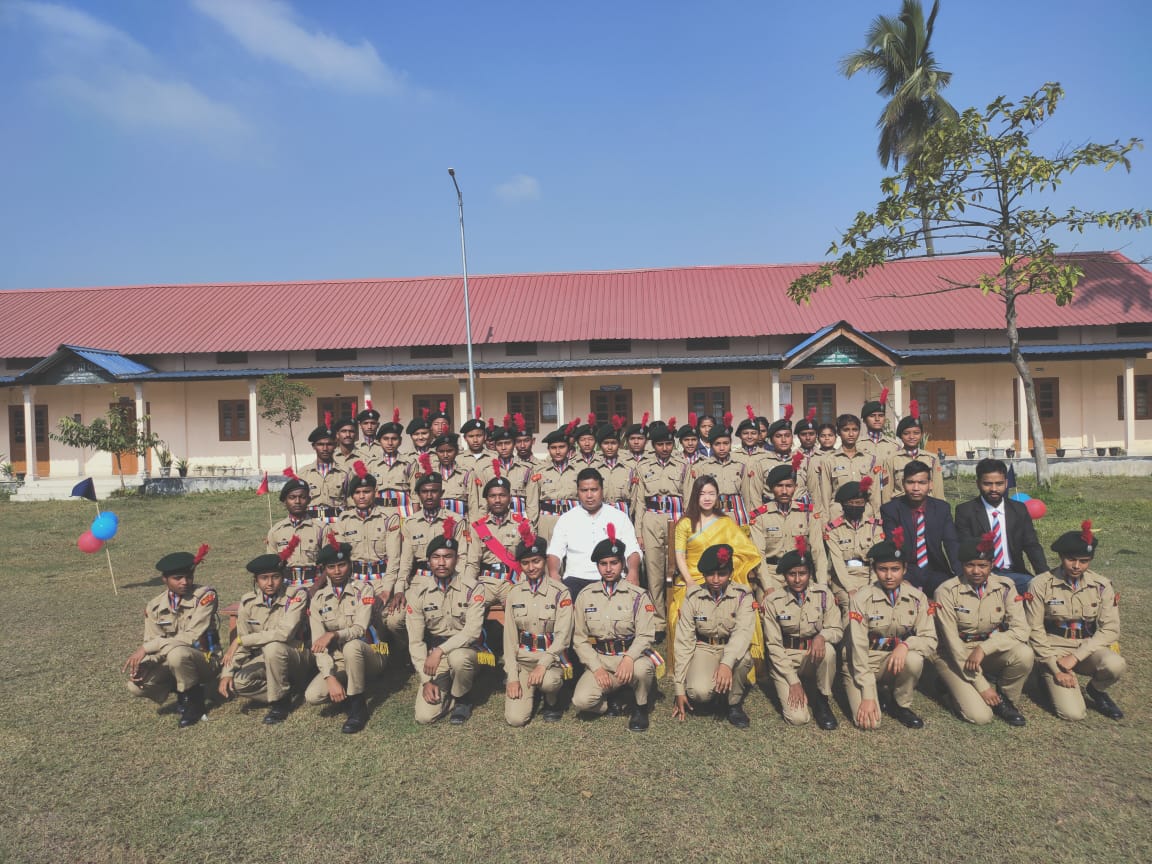 Celebration of NCC Day at North Gauhati College on 27th November, 2022
