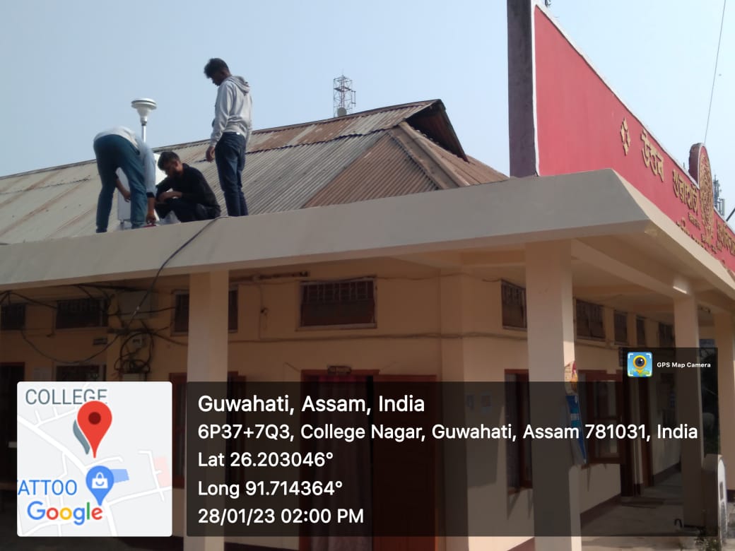 Installation of Ambient Air Quality Monitoring System at North Gauhati College in collaboration with IIT Guwahati
