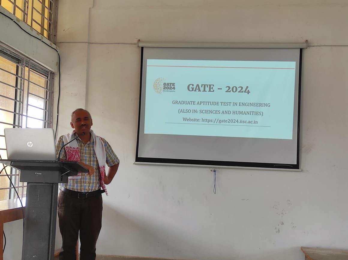 Interactive session on GATE/JAM 2024 organized by Department of Chemistry, NGC in collaboration with IIT Guwahati on 12.09.2023