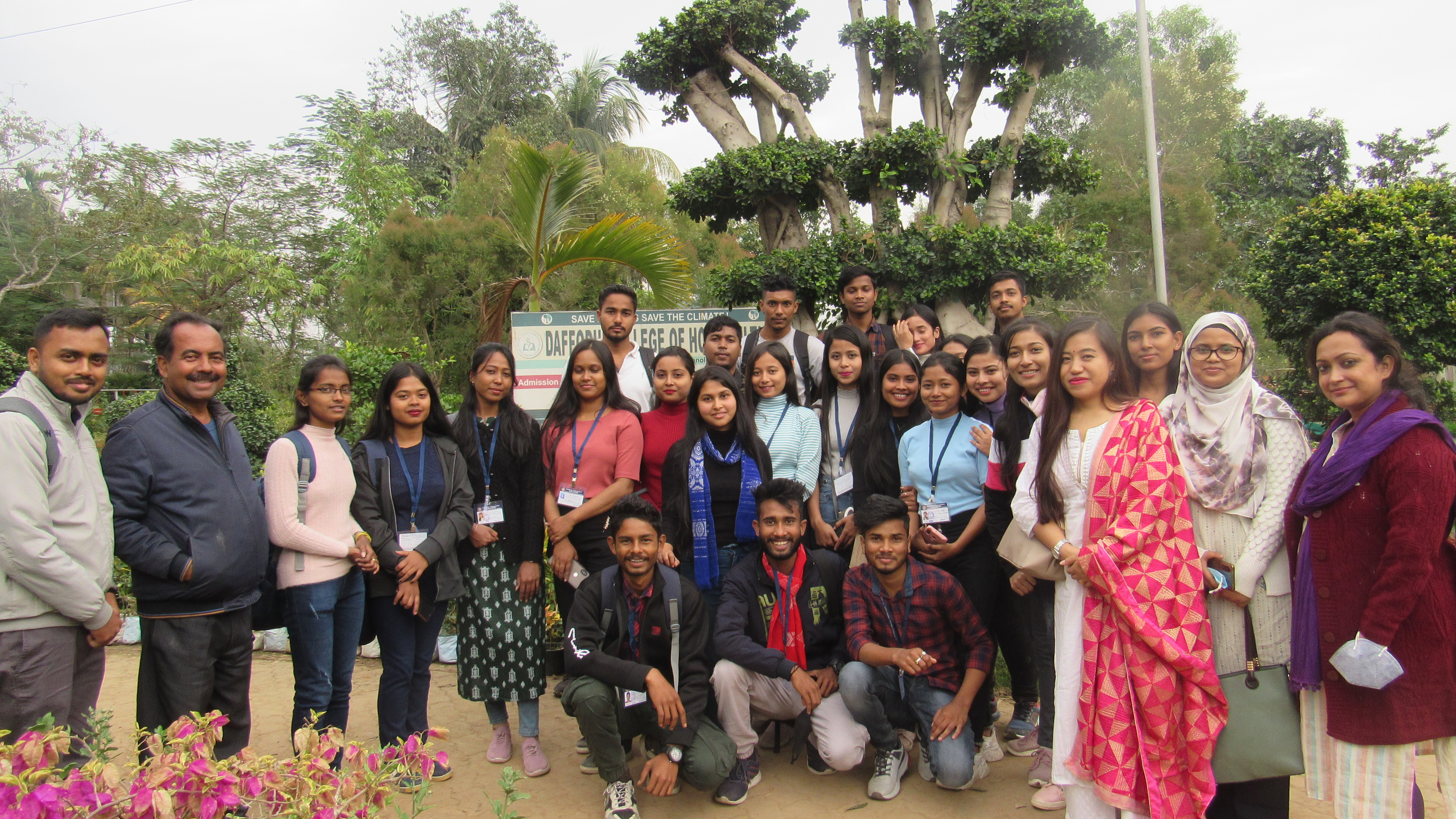 Horticultural Field Trip of Botany Department to Daffodil College of Horticulture, Khetri