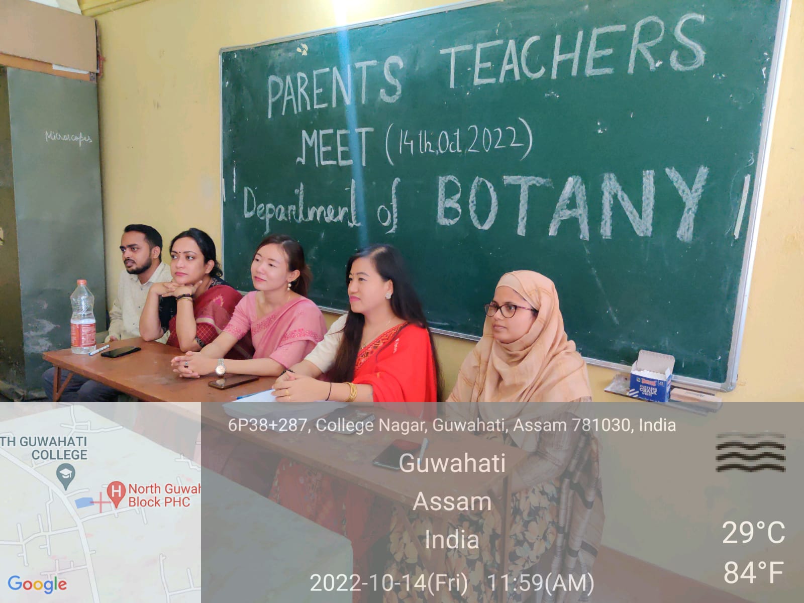 Parents-Teachers Meeting held at Department of Botany on 14th October, 2022