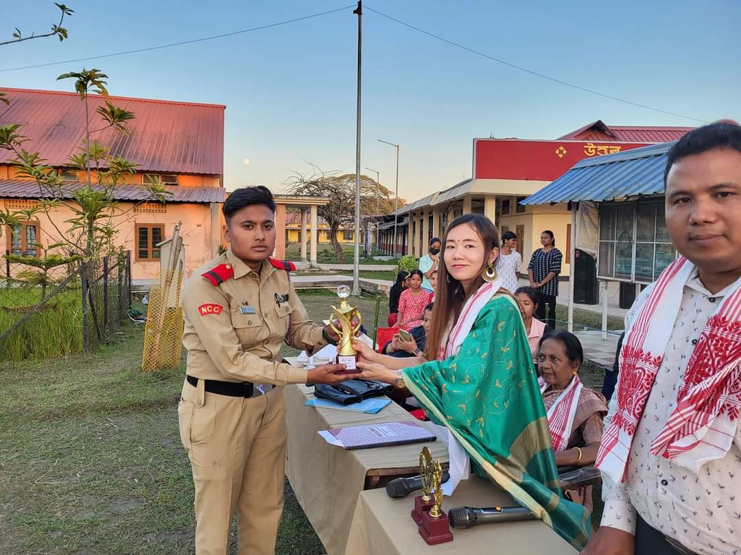 Celebration of "NCC Day" by NCC Unit, North Gauhati College on 26.11.2023