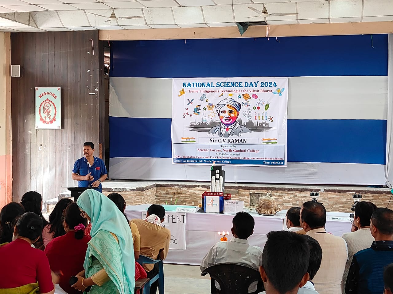 National Science Day 2024 organized by Science Forum, North Gauhati College in collboration with IQAC, Incubation Centre and Eco Club, North Gauhati College, and Assam Science Society on 28.02.2024
