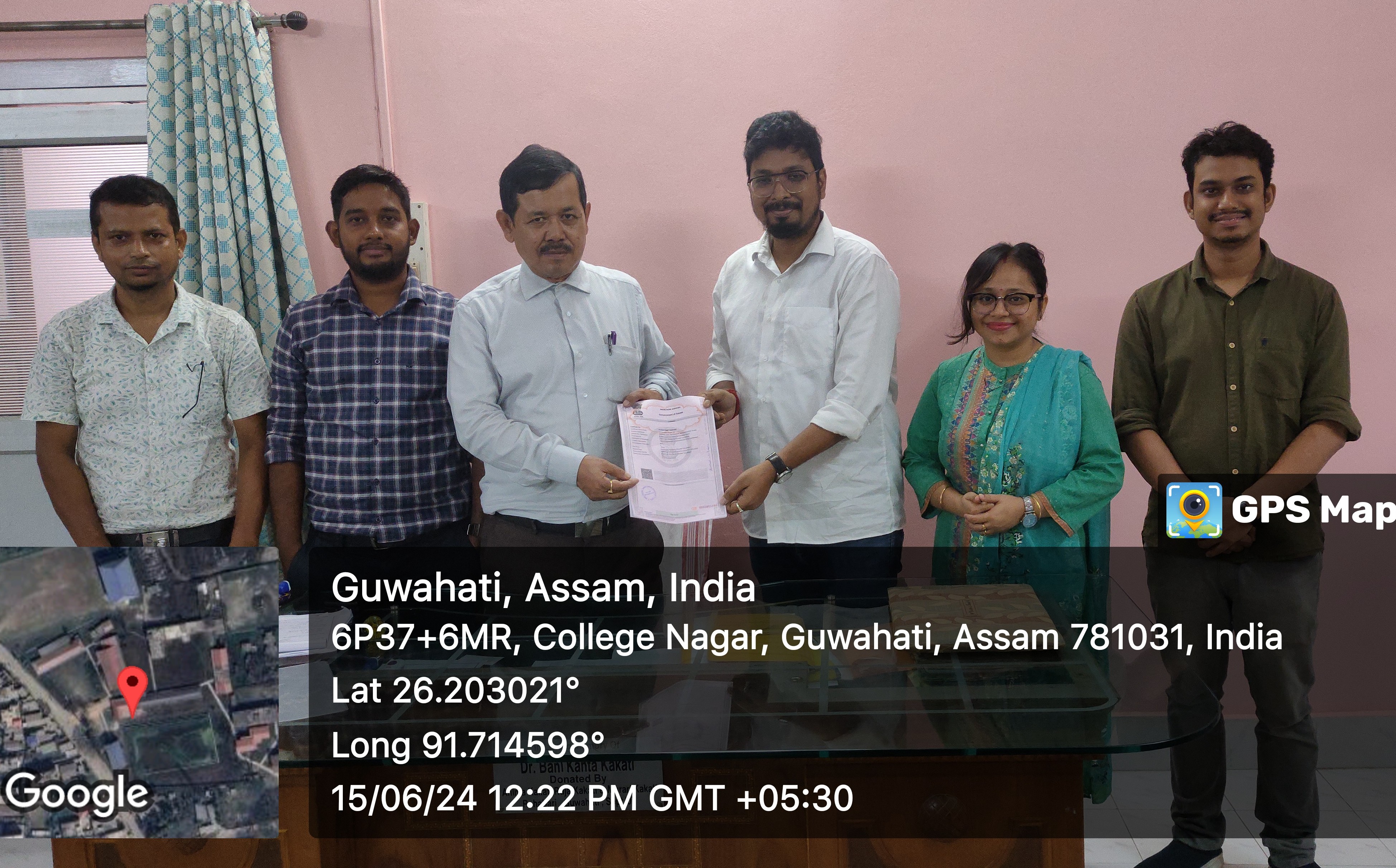 MOU signed between Department of Physics, North Gauhati College and Pandit Deendayal Upadhyaya Adarsha Mahavidyalaya, Tulungia on 15.06.2024
