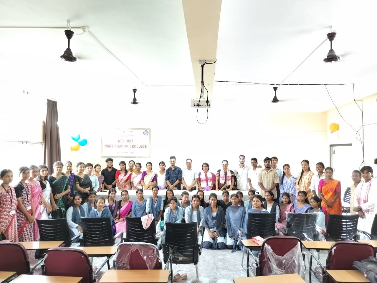 Celebration of NSS Day by NSS unit of North Gauhati College on 24.09.2024
