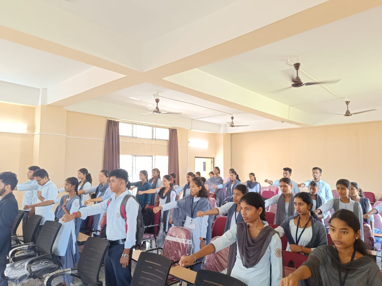 Celebration of National Unity Day by NSS unit, North Gauhati College on 02.11.2024