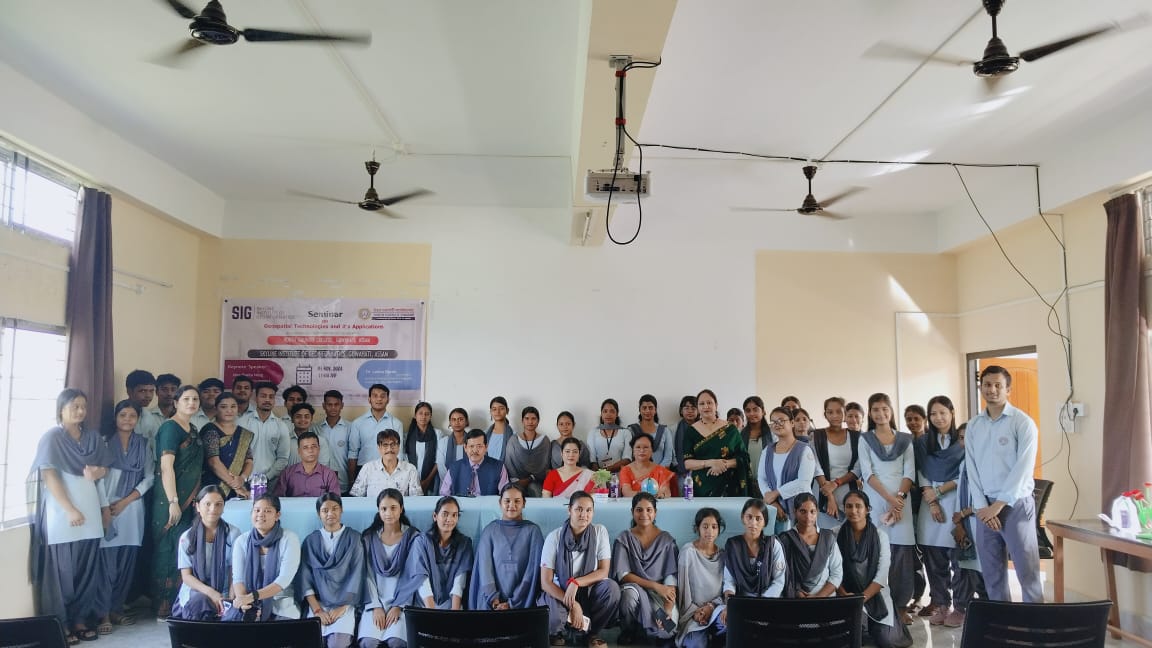 Seminar on "Geospatial Technologies and its applications" organised by Dept. of Geography, North Gauhati College in collaboration with Skyline Institue of Geoinformatics, Guwahati on 05.11.2024