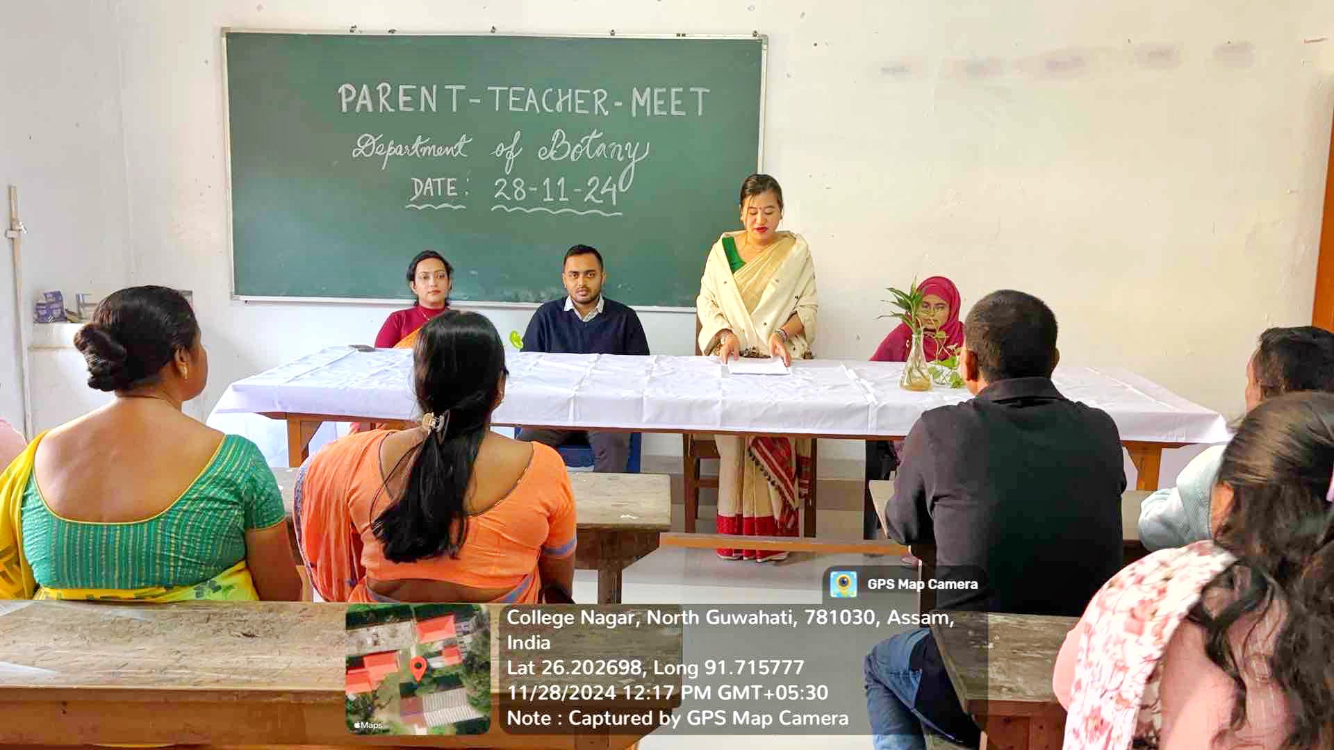 Parent-Teacher Meet organized by Dept. of Botany, North Gauhati College on 28.11.2024