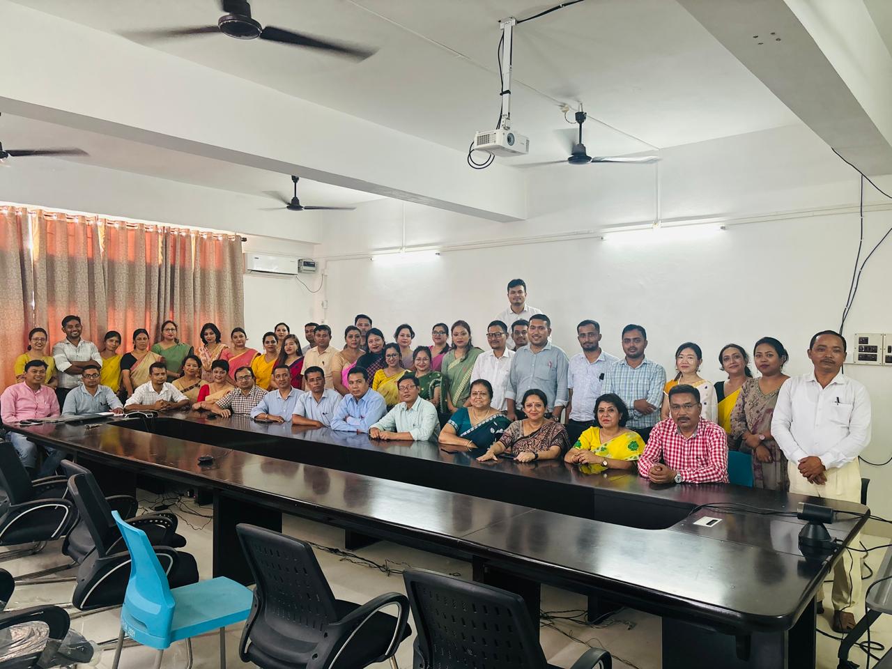 NAAC 3rd Cycle peer team online assessment for North Gauhati College during 21.05.2025-22.05.2025