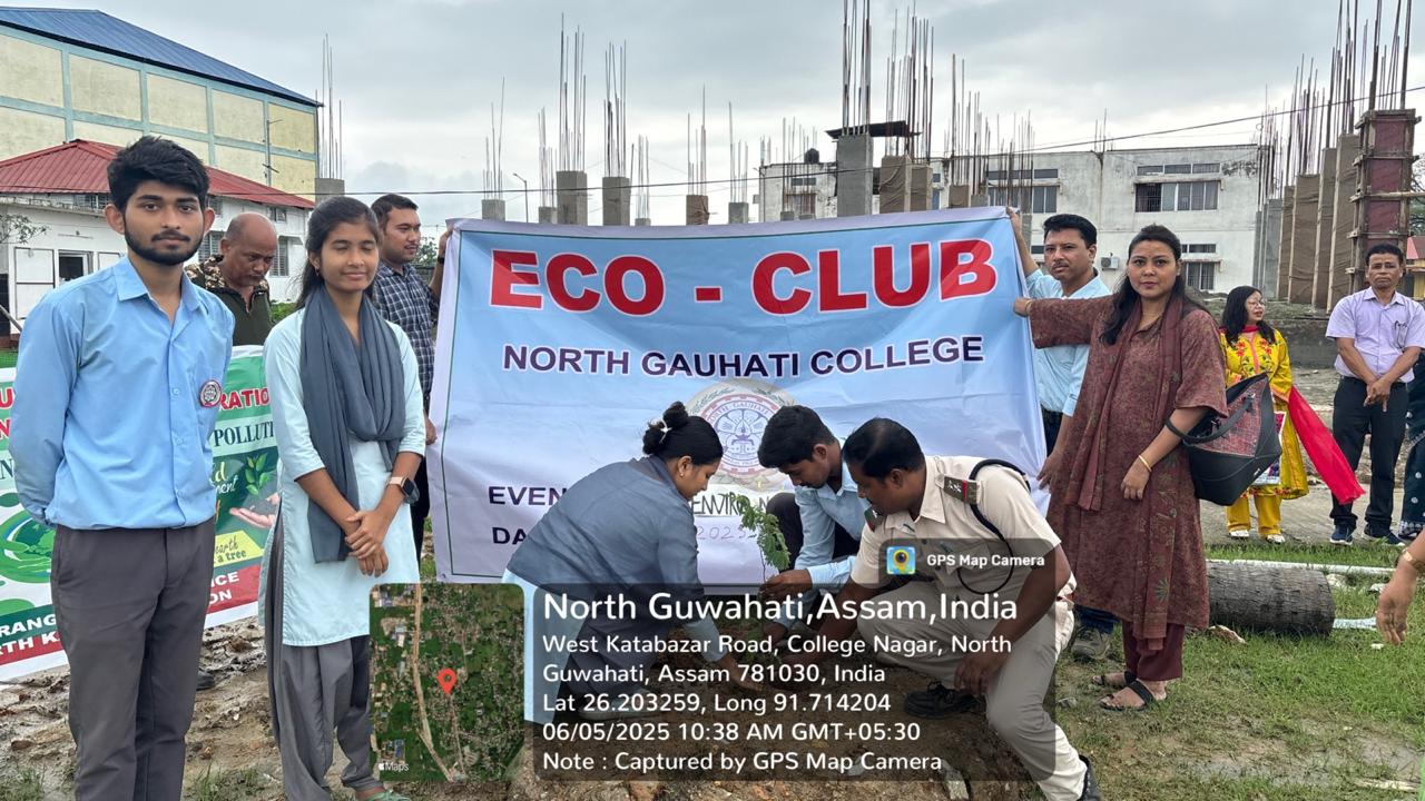Celebration of World Environment Day with plantation and movie screening by Eco Club in association with ASTEC on 05.06.2025