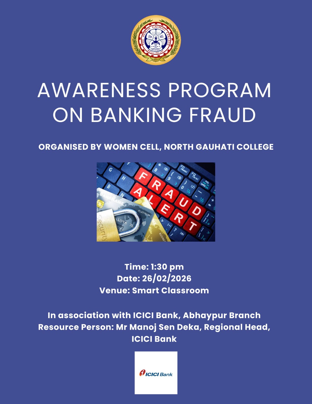 Awareness program on banking fraud, 26 February, 2025